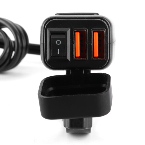 USB QC 3.0 Adapter mit Spannungskontrolle Motorrad 1