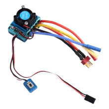 120A Brushless ESC Speed Controller with T Plug 4.0mm Banana Connector for 540/3650/3670 RC Car Boat Motor 2-3S