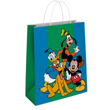 (Pack of 1) Disney Mickey Mouse Medium Paper Party Gift Bag