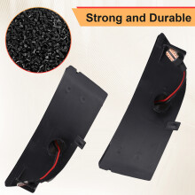 Car Dynamic LED Turn Signal Rearview Mirror Lights Blinker for Everest 2015-2019 Ranger T6 Raptor Wildtrak Smoke