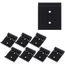 10 Clips de Montage sur Rail DIN, Supports de Montage Universels Ă Clipser, Pince Fixe, Clip de Relais pour Commutateurs sur Rail DIN 35 mm LNK-DK20S