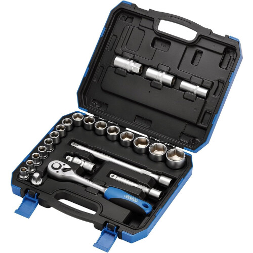 Draper Draper 1/2-Inch Sq Drive Metric Socket 24 Piece
