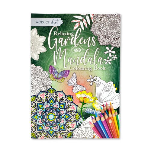 (Single at random) Colouring Book - Gardens & Mandala 2