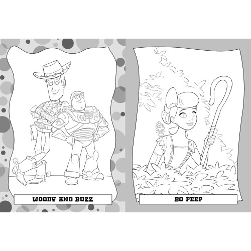 (1 Book) Pixar: Super Colouring Book (including 8 felt-tip pens) 2