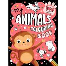 (Pack of 1) My Animals Colouring Book (100 pages)