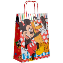(Pack of 1) Disney Mickey Mouse Large Paper Party Gift Bag