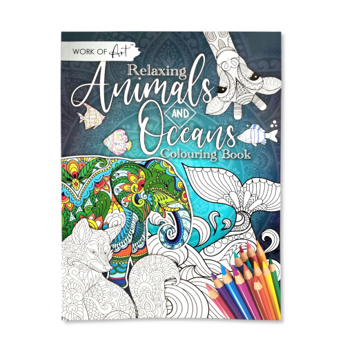 (Single at random) Colouring Book - Animals & Oceans 2