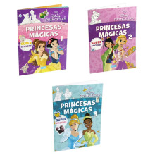 (Single at random) Disney Magical Princesses - Colouring Books with Stickers