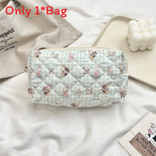 (Salt Style Bunny) Durable Polyester Makeup Stationery Pouch With Zipper For And Girls Students