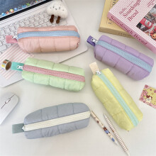 Polyester Soft Coin Purse Pencil Case With Zipper For School Everyday Carry And