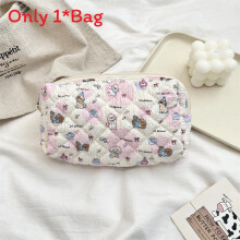 (Puppy Paradise) Durable Polyester Makeup Stationery Pouch With Zipper For And Girls Students
