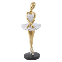 Balletdanser Ornament, Dansend Meisje Standbeeld, Creatieve Kunst Ornamenten, Decor Elegant voor Slaapkamer Desktop Vensterbank Kamer B