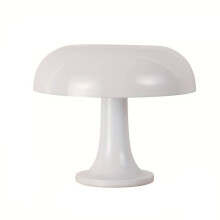 (White, 28cm) Contemporary Mushroom Night Lamp With Adjustable Brightness For Study And Bedroom