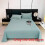 (Water Green) Solid Simple Colored Bed Sheet With Super Soft And Breathable For Items Daily 1