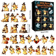 (Patch Ghost 1)Halloween Ghost Blind Box Calendar Countdown For Home Party Decor Family Interaction