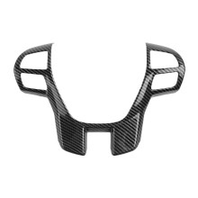 Koolstofvezel Stuurhoes Trim Frame Decorator Sticker Auto Accessoires voor Ranger Everest Endeavour 2015+
