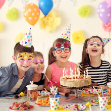 Party Kids Princess Glasses With Cardboard Material For Event Decor Festive