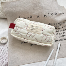 Rabbit Trendy Pattern Pencil Bag With Durable Polyester For Students And Gifts