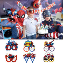 Childrens Glasses Paper Birthday Party Photo Props Decor For Kids