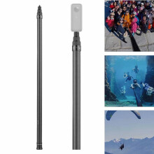 For Insta360 Adjustable Light Weight Carbon Fiber Invisible Selfie Stick Long 3M