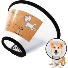 Adjustable Pet Recovery Collar – Comfy Protective Cone for Dogs & Cats