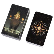 Night Sky Tarot Card With Puzzle Elements For Social Gatherings And Training Brain