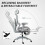 (Grey, Mesh) Multi-Adjustable Mesh Office Chair - Grey 6