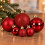 60 Red Baubles Shatterproof Christmas 4
