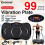 Power Vibration Plate Vibrating Machine Platform Exercise Body Shaker Massager 1