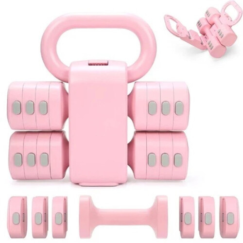 Multifunctional Dumbbells 2in 1 Home Dumbbell Kettlebells Adjustable Weight 1