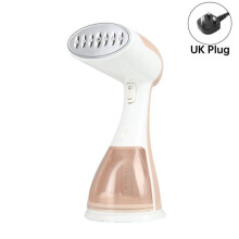 (Beige UK)Clothes Steamer Portable Handheld Iron Home Vertical Garment Steamers Steam Machine