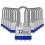 12-Pack Laminated Steel Long Shackle Padlocks Keyed Alike 1