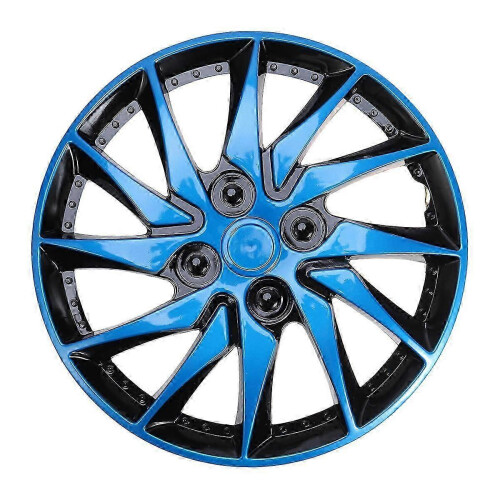 Blue Black 1Pc 14 Inch Car Hubcap Wheel Case Auto Refit Accessory