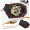 1 Set Sizzling Steak Griddle Nonstick Coated Cast Iron Teppanyaki Black 3