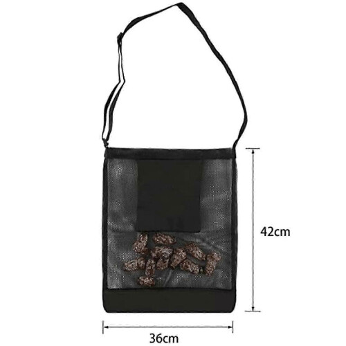 Multi Large Capacity Mushroom Fruit Picking Bag Collapsible Mesh Adjustable Strap Pocket 2