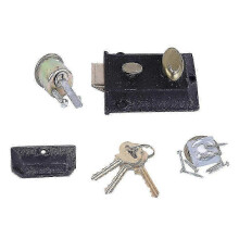 Cast Iron Anti-Theft Security Lock Vintage Spring Door Lock for Outdoor Use