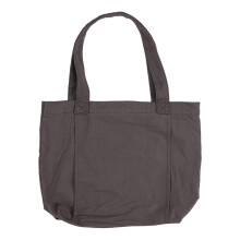 Natural Gray Cotton Linen Yoga Tote Bag 35x45cm Large Capacity