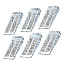 6Pcs Adjustable Height Non-Slip Floor Door Wedges for Tile Concrete Cement Carpet Laminate