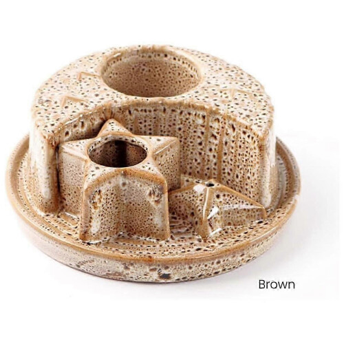 Ceramic 4-in-1 Candle Lamp Ornaments Light Luxury Candlelight Dinner Table Props 2