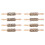 Cookie Pastry Dough Flour Roller Solid Wood Engraved Spring Pattern Flower Leaf Embossed 2