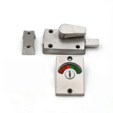 Stainless Steel Door Lock with Privacy Indicator for Public Bathroom Screws Betterlifefg