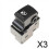 3 Pack Power Window Switch 93580-1C000WK Compatible with 2003-2010 HWY 2