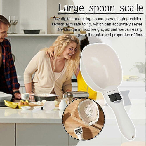 Electronic Kitchen Scale Weighing Spoon Baking Measuring Scoop Pet Feeding Scoop 1