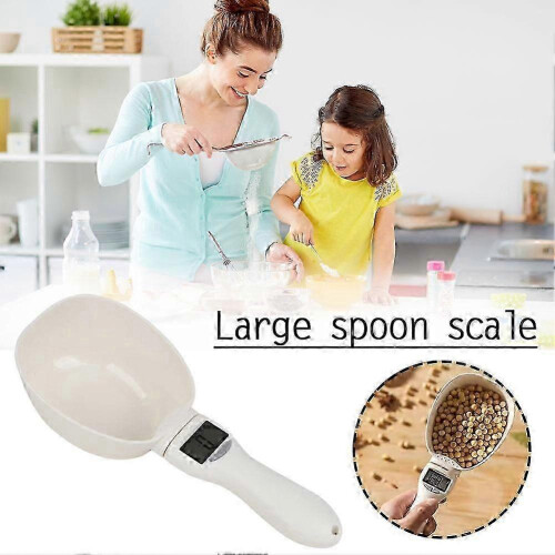 Electronic Kitchen Scale Weighing Spoon Baking Measuring Scoop Pet Feeding Scoop 2