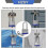 12-Pack Laminated Steel Long Shackle Padlocks Keyed Alike 4