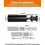 Dirt Monkey Upgraded Leaf Blower Air Booster - Pro Airflow Amplifier Extension 5
