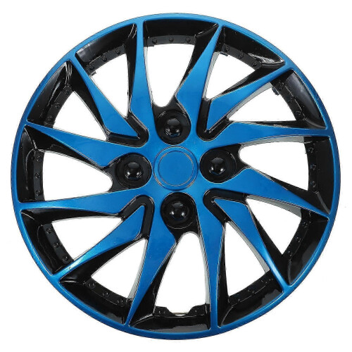 Blue Black 1Pc 14 Inch Car Hubcap Wheel Case Auto Refit Accessory 1