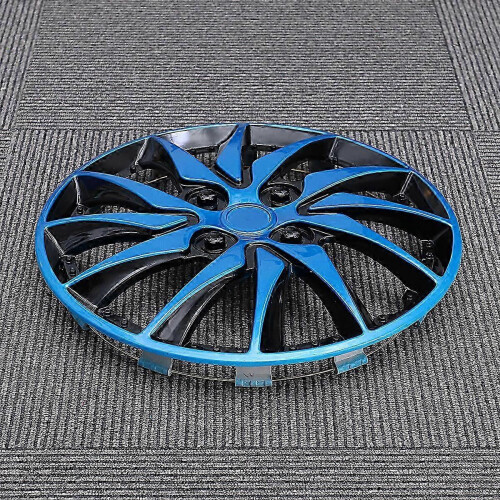 Blue Black 1Pc 14 Inch Car Hubcap Wheel Case Auto Refit Accessory 2