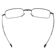 2PCS Portable 1 Pairs of Compact Folding Reading Glasses with Flip Top Carrying Case, +1.0 & +1.5