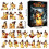 (Patch Ghost 4)Halloween Ghost Blind Box Calendar Countdown For Home Party Decor Family Interaction 7